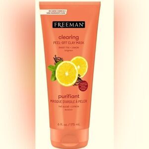 🛍️Freeman Clearing Sweet Tea & Lemon 🍋 Peel -off clay facial mask 6Fl.OZ.💥